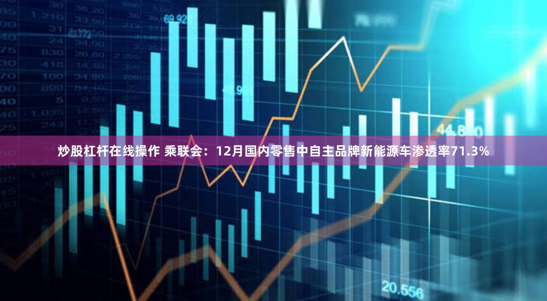 炒股杠杆在线操作 乘联会：12月国内零售中自主品牌新能源车渗透率71.3%